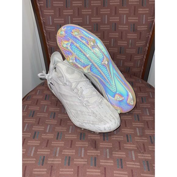 Mew Men’s Sz 11 Adidas Adizero Electric Speed Juice Football Cleats White IE4413 - Picture 4 of 7